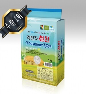 [2025년산 햅쌀] 철원프리미엄라이스(품종오대) 진공포장 10kg, 20kg (5kg 개별 포장)